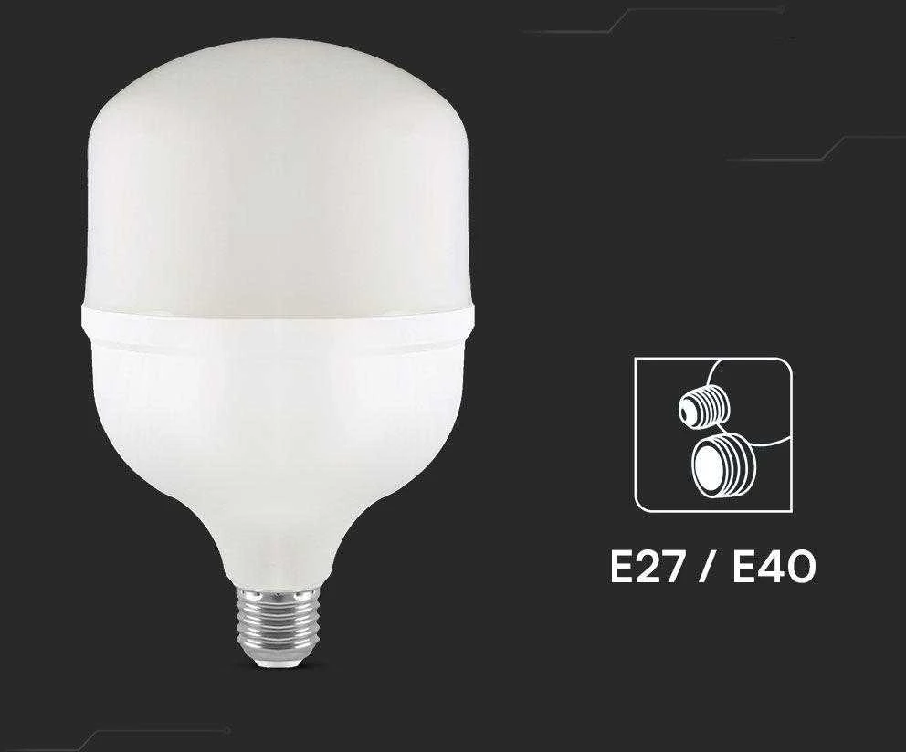 V-tac 50W LED lemputė, balta, T140, E27, 6500K