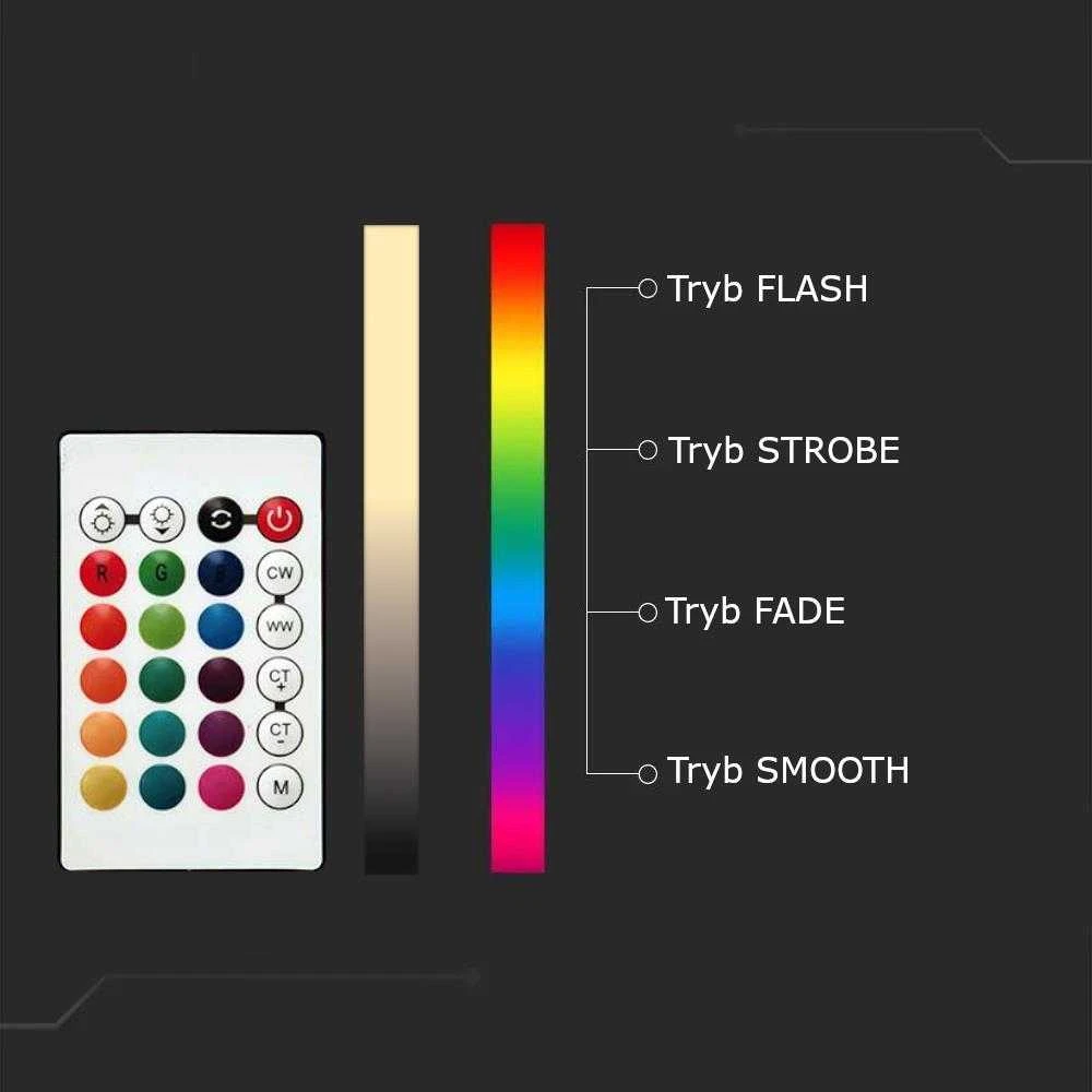 V-tac 4,8W LED lemputė, GU10, 3000K/RGB, dimeriuojama