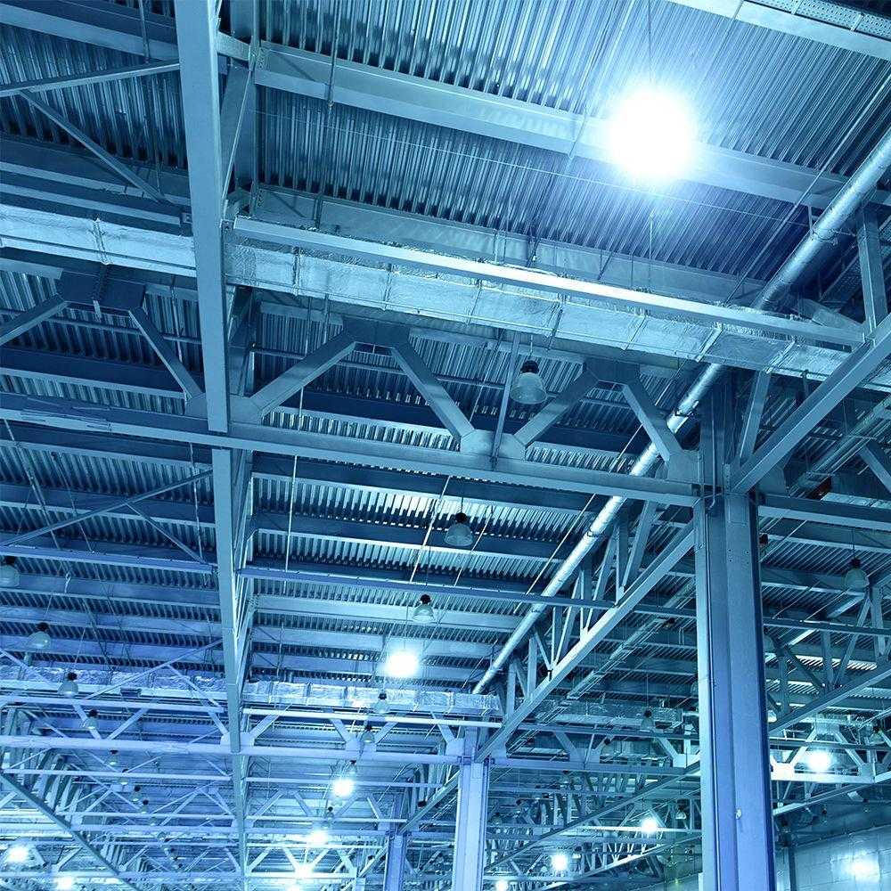 60W LED lemputė, E40, balta, 6500K, 300°