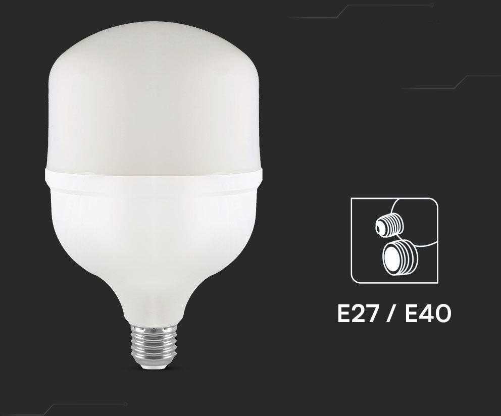 V-tac 60W LED lemputė, balta, T160, E27, 4000K