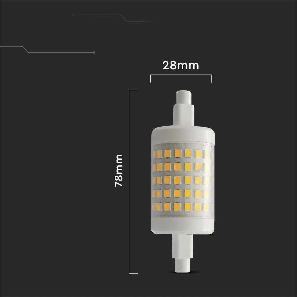 V-tac 7W LED lemputė, R7S, 3000K