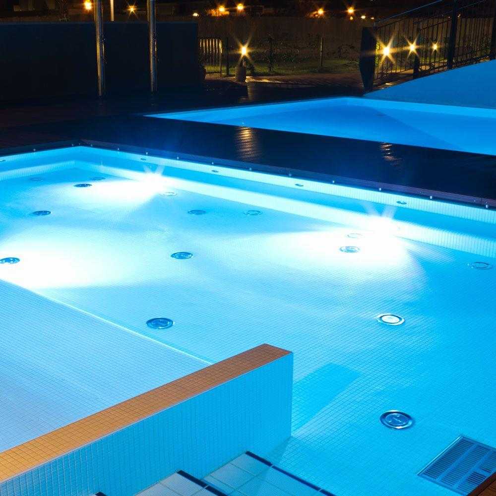 8W LED baseino šviestuvas, baltas, 3000K, IP68