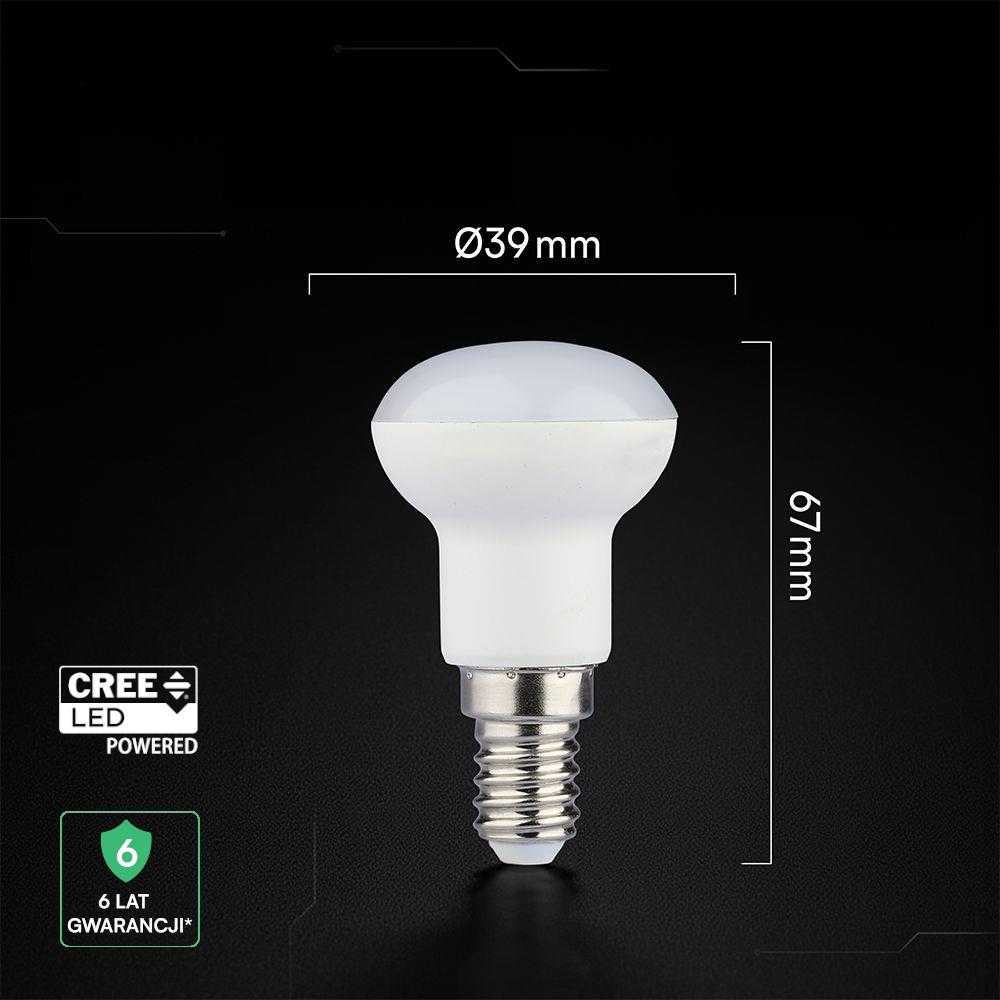 2,9W LED lemputė, R39, E14, 4000K, 120°, CREE LED chip