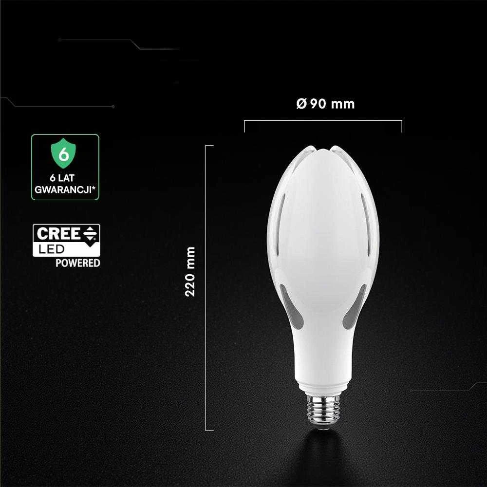 36W LED lemputė, E27, 6500K, 300°, CREE LED Chip