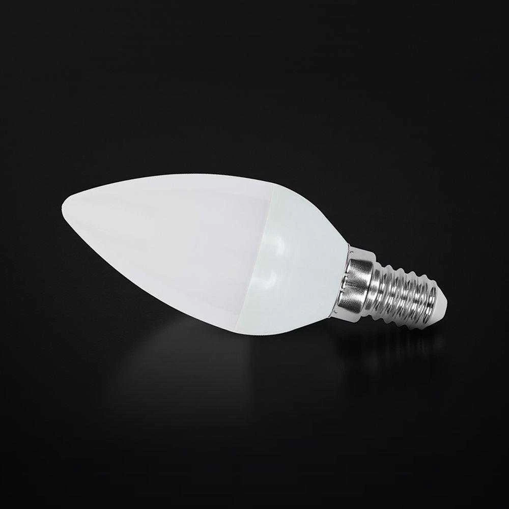 V-tac 4,5W LED lemputė, E14, žvakės formos, 3000K, 180°, CREE LED chip