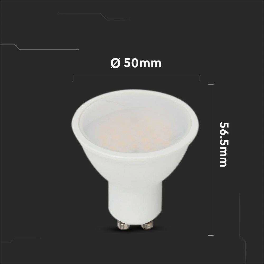 V-tac 4,5W LED lemputė, GU10, 100°, 3000K, CREE LED chip
