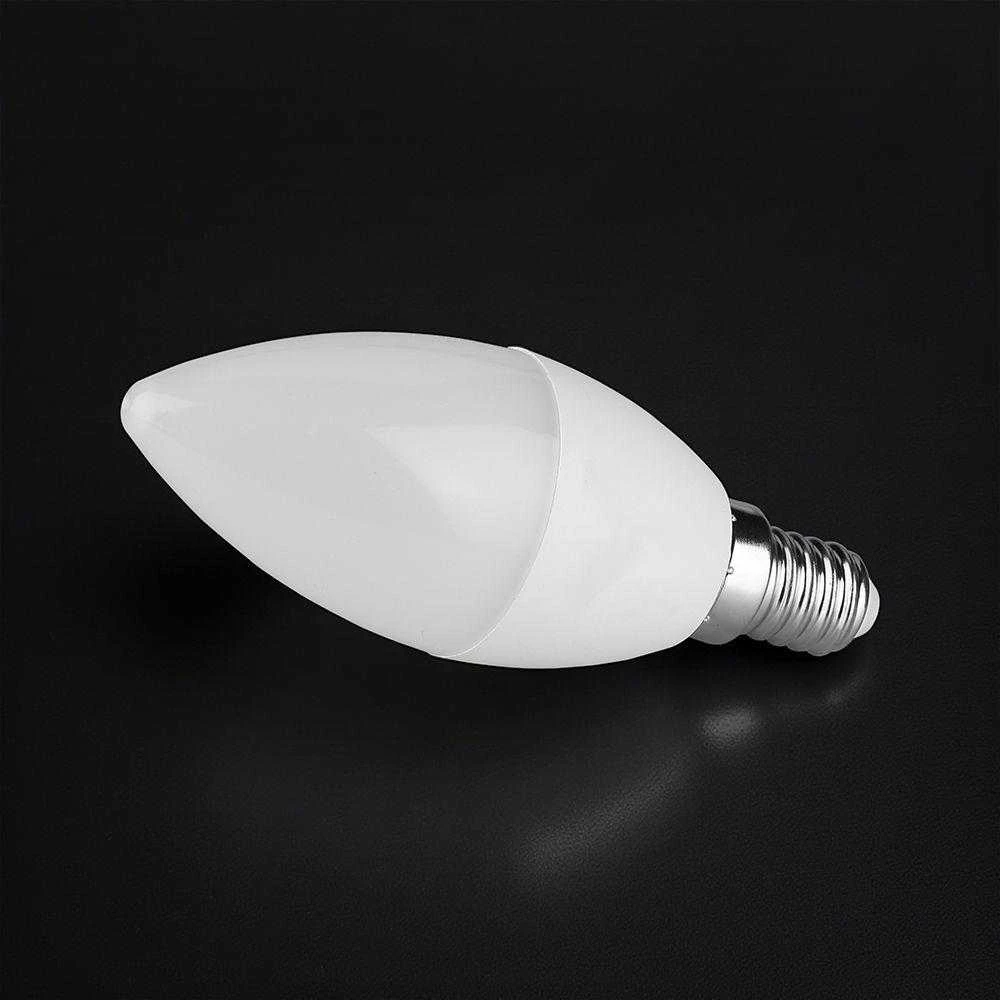 V-tac 6,5W LED lemputė, E14, žvakės formos, 3000K, 180°, CREE LED chip