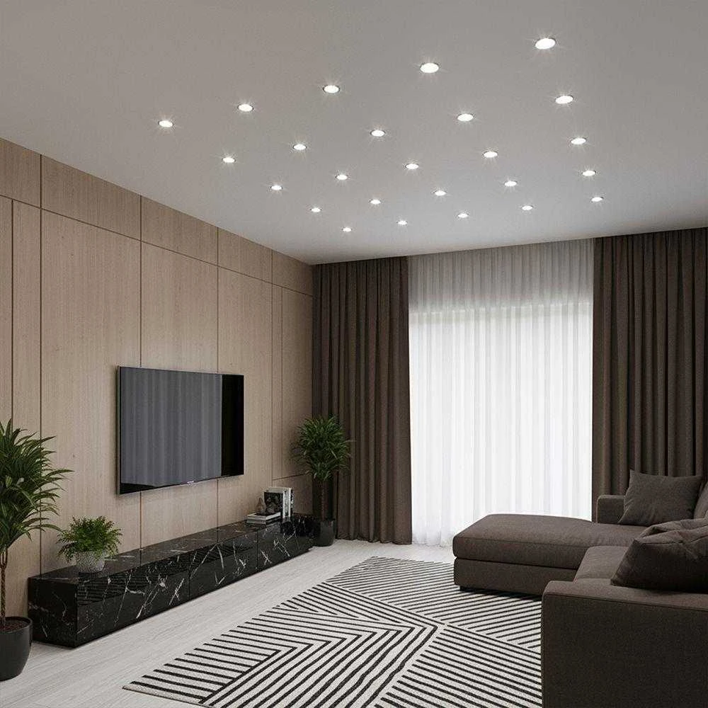 6W LED lemputė, GU10, 110°, 6500K, CREE LED chip