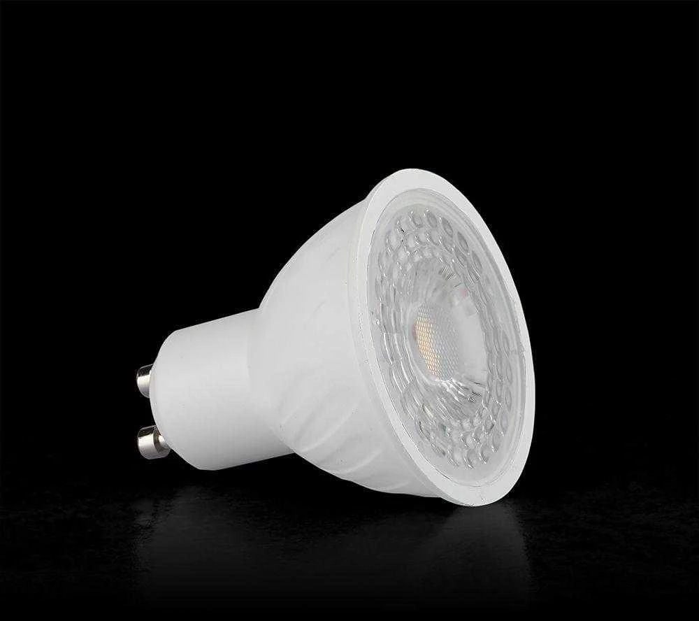 6W LED lemputė, GU10, 110°, 3000K, CREE LED chip