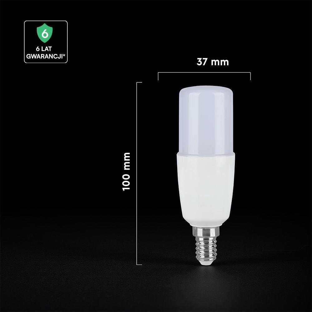 7,5W LED lemputė, T37, E14, 3000K, 230°, CREE LED Chip