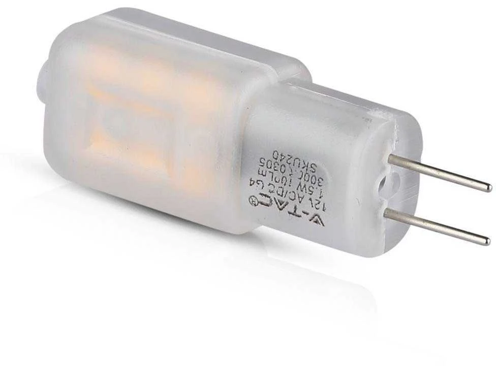 1,1W LED lemputė V-TAC, G4, 3000K, SAMSUNG LED chip