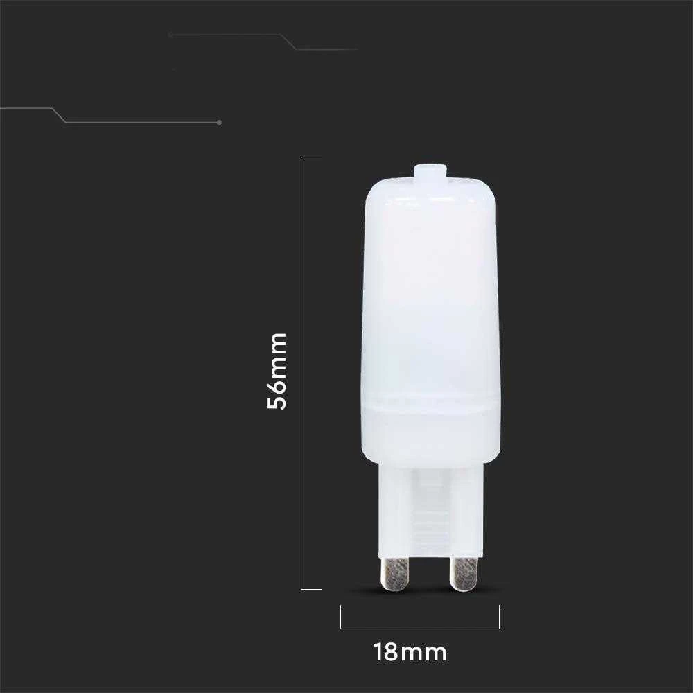 2,2W LED lemputė, G9, 3000K, SAMSUNG LED lustas
