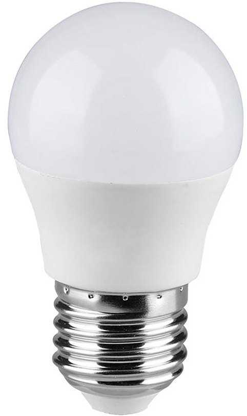 V-tac 6,5W LED lemputė, E27, G45, 6500K, 180°, CREE LED chip