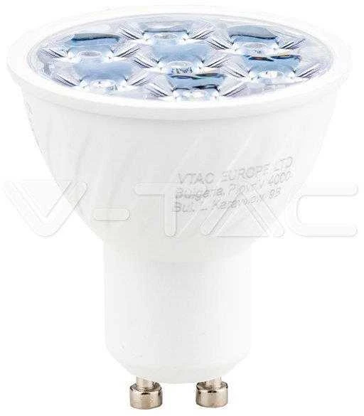 6W LED lemputė V-TAC, GU10, 6400K (šaltai balta), SAMSUNG LED chip