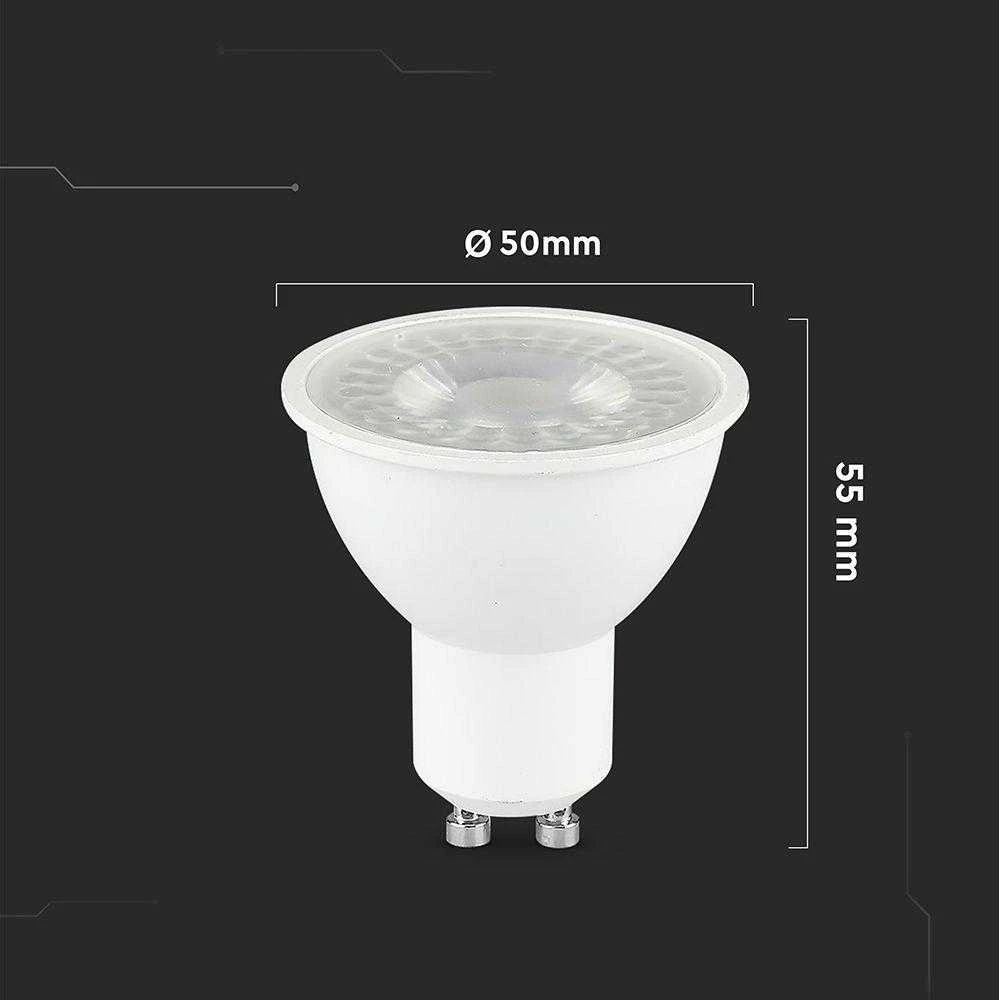 V-tac 7,5W LED lemputė, GU10, 3000K