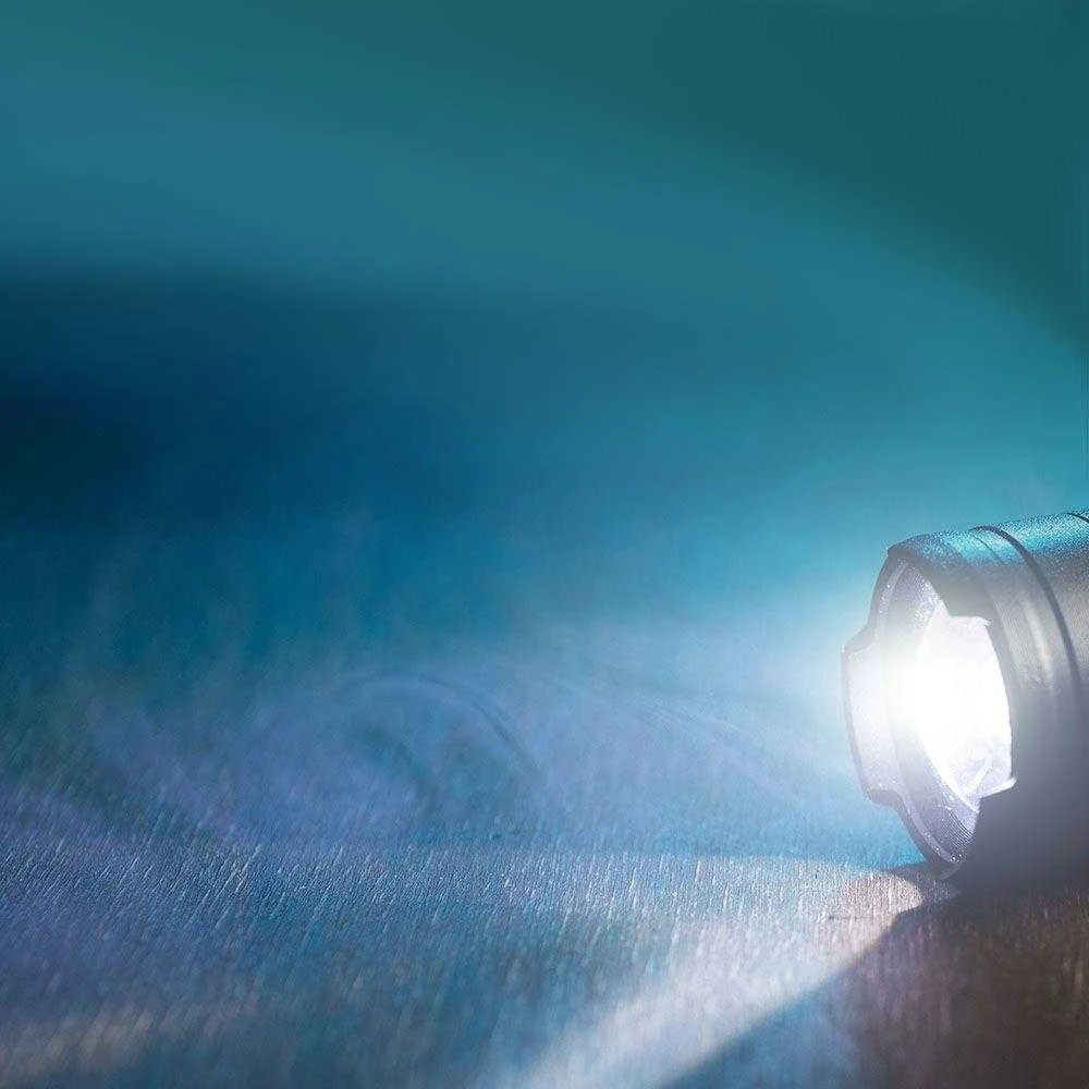 V-tac 10W LED įkraunamas žibintuvėlis, juodas, IP54
