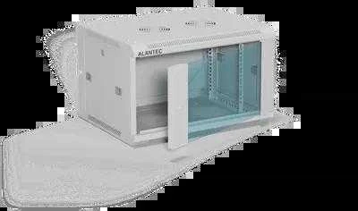 a-lan ALANTEC 19" 6U 600x450 sieninė spintelė, pilka