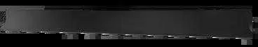1U 19" plastikinis greito montavimo korpusas, juodas ALANTEC