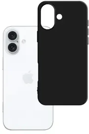 3MK Matt dėklas iPhone 16 6.1″ juodos spalvos