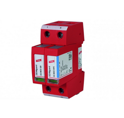 952110 Viršįtampių ribotuvas 2 tipas 2P 20kA 1,5kA DEHNguard M TT 2P 275 952110