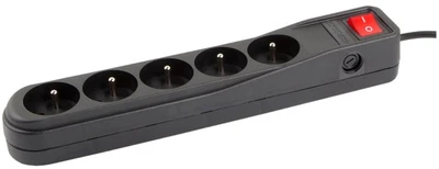 Armac NATEC NSP-0475 Natec Surge protector 5 sockets (IEC CONNECTOR) 1.5m, juodas