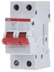 ABB modulinis jungiklio skyriklis 63A 2P SHD202/63 2CDD272111R0063