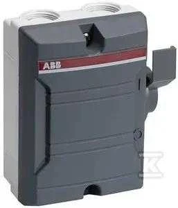 ABB BW440TPSN 4 GEIČIŲ 40A PILKA ŠONINĖ PAVARA