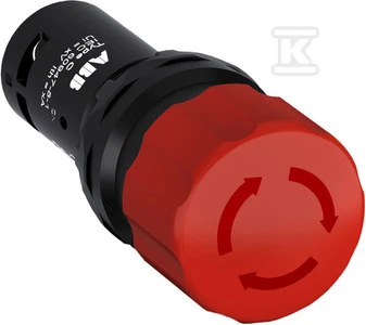 ABB CE3T-10R-01-SAUGUS MYGTUKAS 1NC RAUDONAS