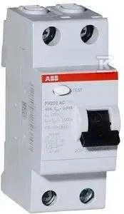 ABB FH202 AC-40/0.03 LIKUTINĖS SROVĖS PERTRAUKIS