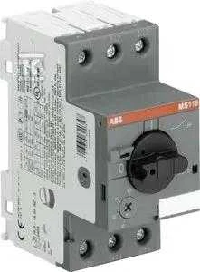 ABB variklio apsaugos jungiklis MS116-4.0 3P 4A 1SAM250000R1008
