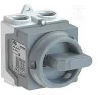 ABB Jungiklis korpuse 3P 400V AC22 20A korpuse IP67 plastikinė rankenėlė pilka ONE20M3G 1SCA135535R1001