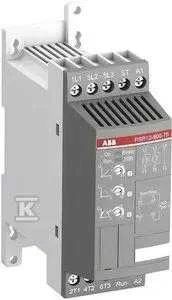 ABB švelnaus paleidimo įrenginys, 3 fazių, 208–600 V AC, 12 A, 5,5 kW Uc, 24 V AC/DC (1SFA896106R1100)
