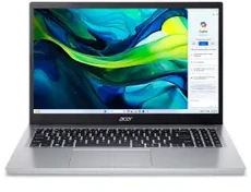Acer Aspire Go 15 AG15-32P-39R2 Intel Core 3 N355 Nešiojamas kompiuteris 39.6 cm (15.6") Full HD 8 GB DDR5-SDRAM 128 GB SSD Wi-Fi 6 (802.11ax) Windows 11 Home Sidabrinis New Repack/Repacked (Pažeista pakuotė)