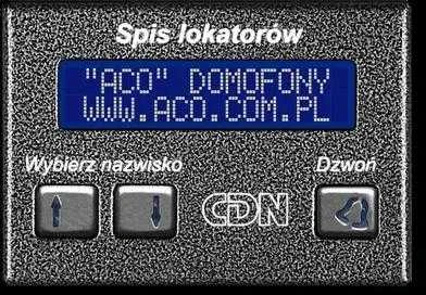 Elektroninis gyventojų katalogas ACO CDN-230E GR, grafitas