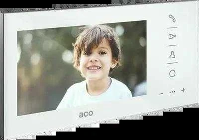 ACO GLASS-PRO-7 WH monitorių šeima COMO PRO 7 cali