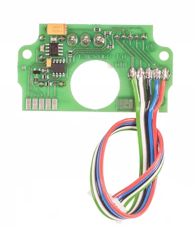 Įrenginyje montuojamas ACO ACO I/O MINI namų automatikos valdymo modulis, skirtas FAM-P/PV