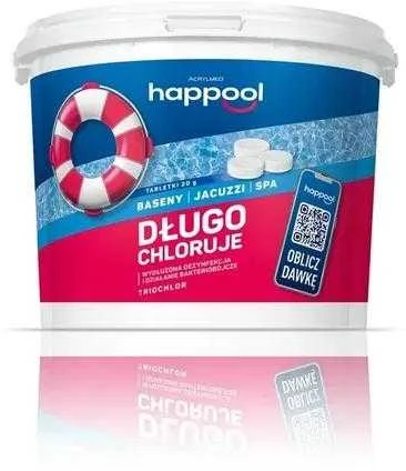 Acrylmed TRIOCHLOR lėtai atpalaiduojančio chloro tabletės, 20 g / 3kg