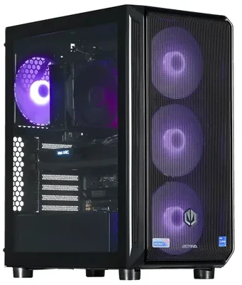 Stacionarus kompiuteris Actina 5901443410270 PC AMD Ryzen™ 5 7500F 32 GB DDR5-SDRAM 1 TB SSD Intel Arc B580 Midi Tower Juodas