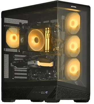 Ausinės Actina 5901443441229 Kompiuteris Intel Core Ultra 5 245KF 16 GB DDR5-SDRAM 1 TB SSD NVIDIA GeForce RTX 5060 Midi Tower Juodas