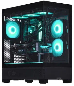 Ausinės Actina 5901443417088 PC AMD Ryzen™ 7 7700X 32 GB DDR5-SDRAM 1 TB SSD AMD Radeon RX 9070 XT Midi Tower Juodas