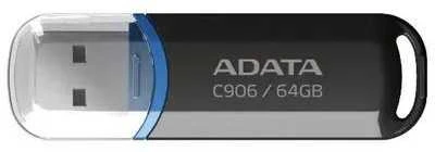 Adata USB atmintinė C906 64GB USB2.0, juoda