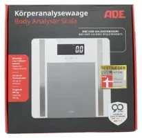 Carruzzo ADE BA2300-2 asmeninės svarstyklės Kvadratas Balta Elektroninės vonios svarstyklės