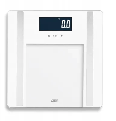 Carruzzo ADE BA2300-2 asmeninės svarstyklės Kvadratas Balta Elektroninės vonios svarstyklės
