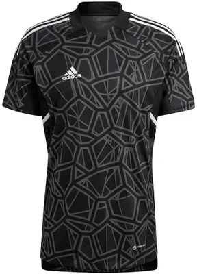Adidas Vyriški marškinėliai Condivo 22 Goalkeeper Jersey Short Sleeve juoda HB1619 (XL)