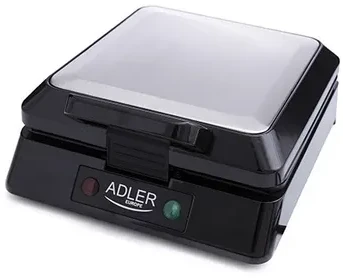 Vaflinė Adler AD 3036 sidabrinė ir-juoda