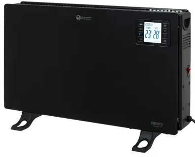 Adler „Camry“ ventiliatorinis šildytuvas su nuotolinio valdymo pultu | CR 7739 | Konvekcinis šildytuvas | 2000 W | Galios lygių skaičius: 3 (750 W / 1250 W / 2000 W) | Juodas