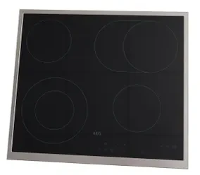 Kaitlentė AEG TN64RA06XB Elektro-Kochfeld 4 Kochzonen Touch Control Edelstahlrahmen