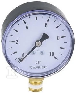 Afriso RF63 VERTIKALUS MANOMETRAS 1/4" 0-10BAR