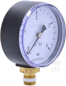 Afriso RF63 VERTIKALUS MANOMETRAS 1/4" 0-4BAR