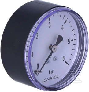 Afriso Manometr grzewczy RF 63 AX Ø=63mm 0-6bar 1/2'' Kl. 2,5 - 63538
